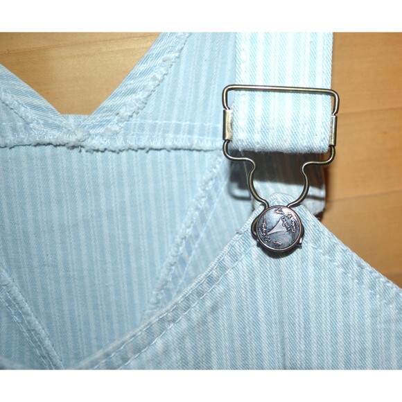 Vintage Overalls Bibbs 1970s San St. Tropez Stripes - Picture 6 of 9